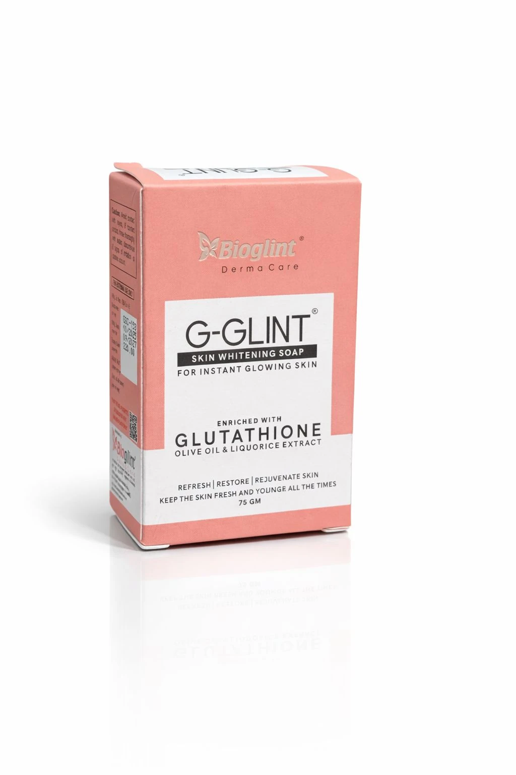 Bioglint G-Glint Skin Whitening Soap enriched with Glutathione, Olive Oil and Liquorice Extract